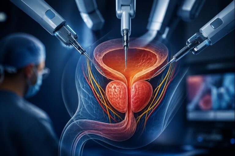 função sexual após cirurgia robótica