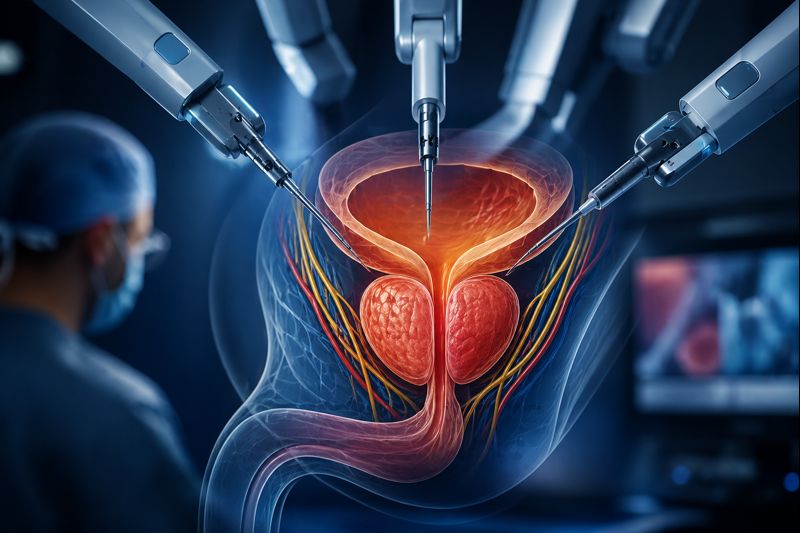 função sexual após cirurgia robótica