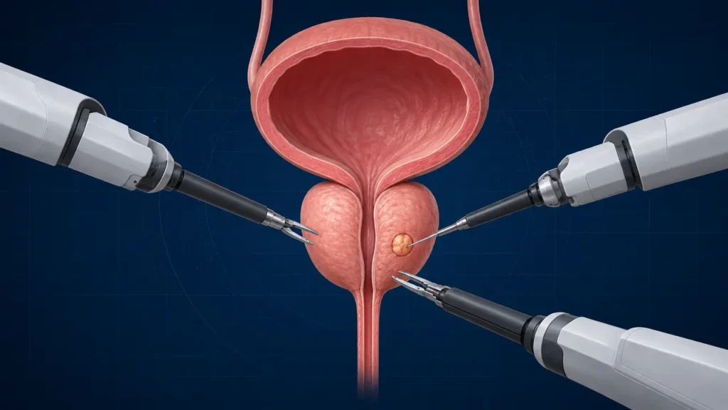 cirurgia robótica como opção para tratamento do câncer de próstata